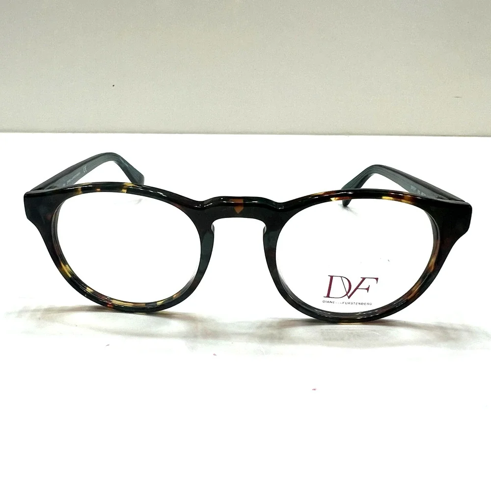 NEW Diane von Furstenberg 5067 319 Translucent Marbled Eyeglass Frames 52-17-135